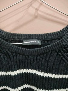 Striped Knit Sweater