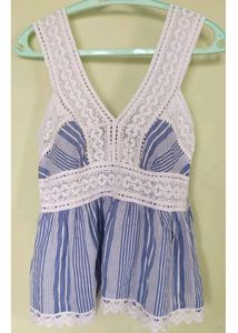 Pinteresty Sleeveless Lace Top