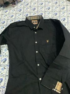 Black Burberry Shirt