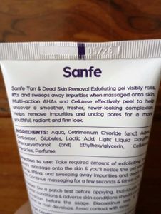 INSTANT TAN &amp; DEAD SKIN REMOVAL exfoliating gel