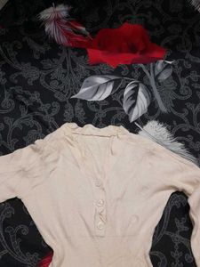 Vintage Style Creamy White Dress