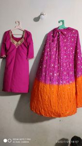 Designer lehenga n top.