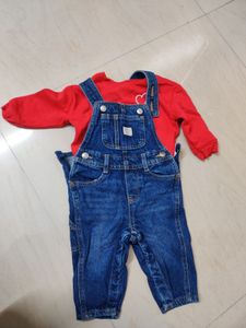 Combo Of Dungarees - Old Navy/gap Baby & Miniklub