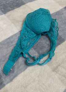 Teal Lace Bra