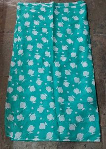 Floral Cotton Blend Saree