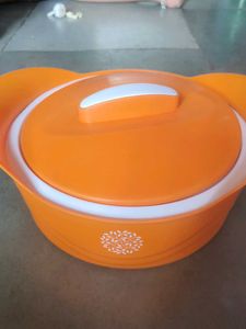 Orange Microwave Steamer