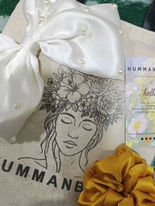 Pack of 2-  Hair Accessories Set with a Jute Bag