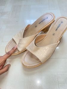 Golden Sparkle Heels Party Wear 😍 TRENDING!
