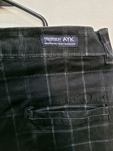 Boys' Checkered Bermuda Jeans Shorts