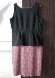 Black Peplum Dress