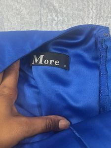Royal Blue One-Shoulder Dress - S
