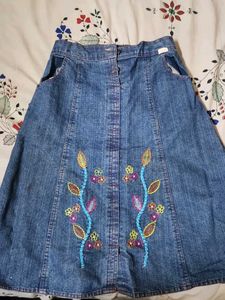 Party Denim Skirt