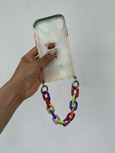 Iphone 10S Abstract Case with Chain