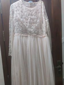 Floral Print Net gown