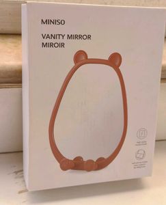 Miniso Lovely Bear Vanity Mirror with Phone Holder
