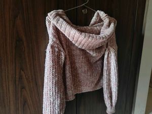 Cozy Knit Off-Shoulder And Sweater