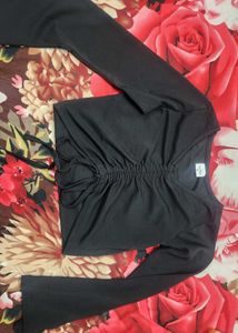 Black Long Sleeve Top