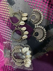 Earingss Oxidised