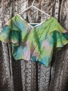 Green Colour Choli