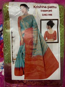 Brand New Gorgeous Green Saree