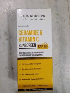 Dr.Sheths.   Sunscreen Vitamin C