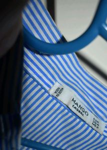 Light Wash blue striped shirt