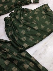 Floral Print Anarkali Dress With Bracelet Free