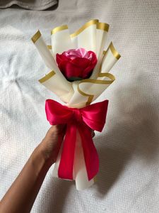 Handmade Ribbon Rose Bouquet