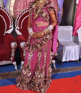 Gorgeous Pink &amp; Gold Lehenga