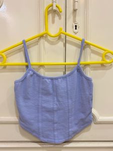 Blue Corset Top