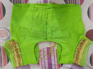 Green Embellished Saree