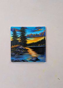 Mini Original Landscape Painting