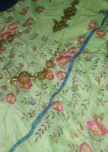 Embroidered gawn