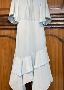 Elegant Ruffled Midi Dress