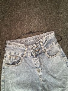 High Waisted Denim Jeans