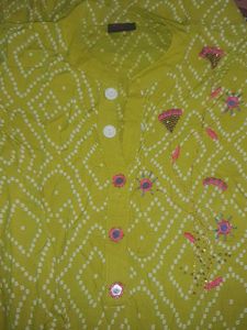 Hand Make Work Kurti