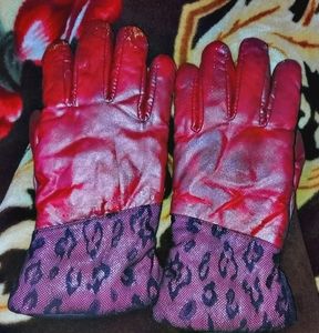 Leather Full Finger Gloves For Women