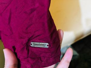 ₹190 Women Burgundy Solid Casual Shirt - XL