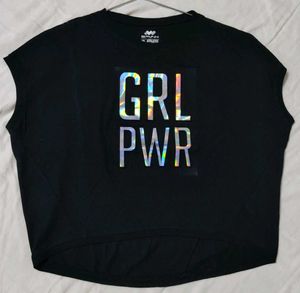 GRL PWR Black T-Shirt