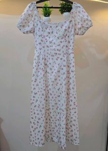 Floral Print Midi Dress