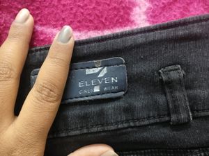 Black Denim Shorts