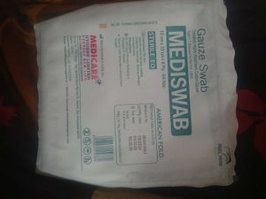 Sterile Gauze Swab 10 Pouch For Dressing