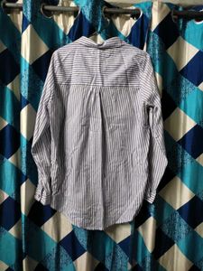 🎀 Atmosphere Embroidered Striped Shirt