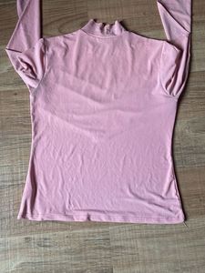 Pink Lace Detail Top