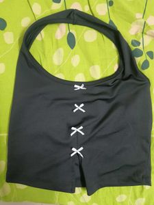 Coquette Halter Neck Top 🎀