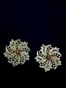 Elegant Floral Design Earrings