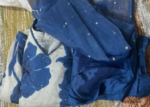 Unstitched Salwar Kameez Fabric Set