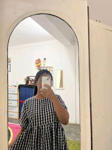 Gingham Checkered Dress