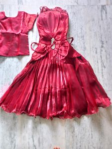 Party Wear Long Frock With Jacket ||look Like New || Only 2...or 3 Time Use