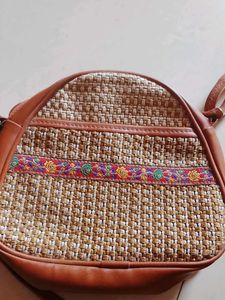 Vintage Embroidered Crossbody Bag